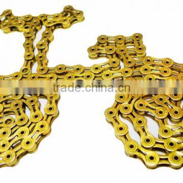 KMC X9SL Super Light 9 Speed Titanium Gold Bicycle Chain photo-2
