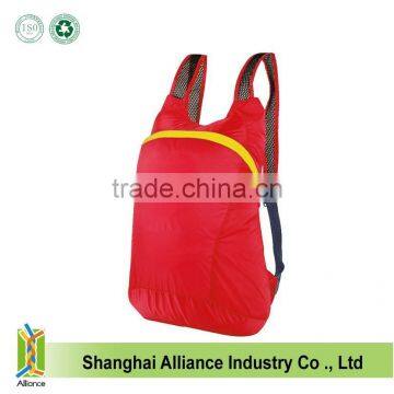 2015 new design manufactory direct foldable backpack,travel backpack bag,soft backpack