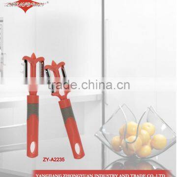 Kitchen utensil professional double blade Stainless steel vegetable peeler multi purpose