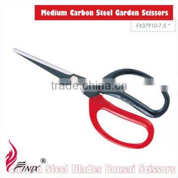 Carbon Steel Blades Plastic Handle Garden Pruning Scissors