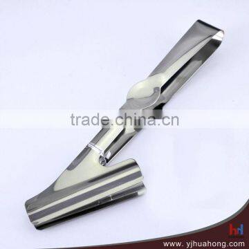 Unique design stainless steel sausage tongs,food tongs HFT-SS17