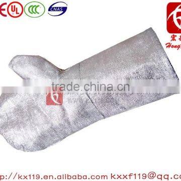 Direct Manufacturer 100% Aluminized Fabrics Heat Resistant Gloves photo-5
