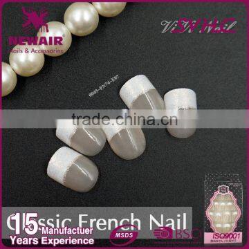 Fashion French Style Artificial Finger Nails for Nail Decoration photo-2