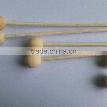 2016 Hot Selling 25MM/6*75MM Reed Diffuser Rattan Stick With Beads ;Natural Material Rattan With 10mm Beads photo-2