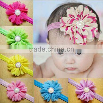 Guangzhou wholesale flower elastic hair band