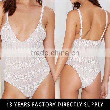 2016 sexy one piece bathing suits white fitness swimwear