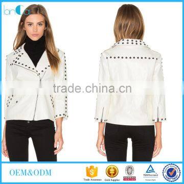 2016 Show off your street style stud moto jacket LC80495-S