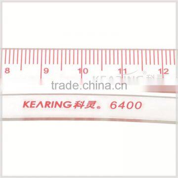 Kearing Fashion Design Ruler Sandwich Line 20cm Flexible Plastic Garment Ruler # 6400
