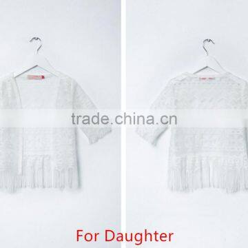 Good Quality Fashion Hollow Out Tassel Solid Color Shawl photo-2