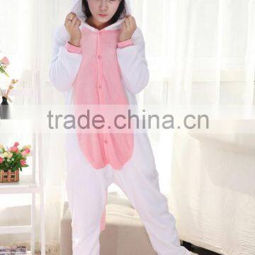 flannel cartoon adult animal jumpsuit animal pajamas jumpsuit unicorn design