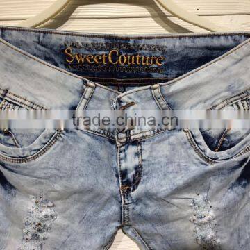 GZY 2017 Hot Sale New Style Ripped Jeans Pants Stock Denim Short Jeans Women photo-3