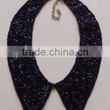 black beads necklace