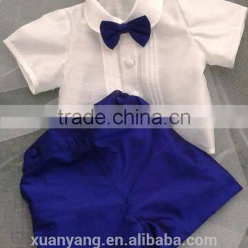 100% Cotton Hot Sale Children's Formal Dress Cotton Child Suit Kids Clothes Clothing Set