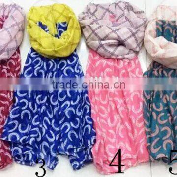 Fashion Popular Chiffon Voile Animal Scarf photo-5