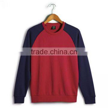 Blank Sweater Without Hood Contrast Color Men Pullover Sweater photo-2