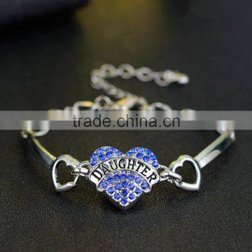 High End Crystal Chian Bracelet Handmade Lobster Clasp Bracelet for Aunt Gifts photo-5