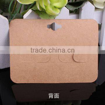 Custom Logo Brown Small Jewelry Package Cards Carboard Display Cards Pack Wholesale for Necklaces photo-4