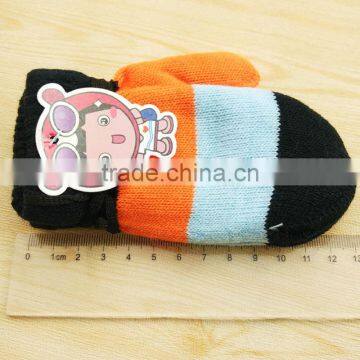 TC13028 Low Price Cute Fingerless Kids Gloves New Fashion Knitted Winter Warm Kids Mitten Gloves photo-5
