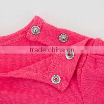 2017 Korean Style Baby Girls Clothing Short Sleeve Baby Shirt Organic Cotton Baby t Shirt photo-4