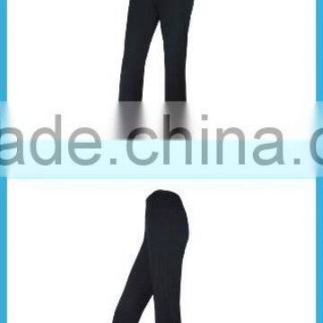 Wholesal Black High Waist Yoga Pants/Flare Yoga Pants /Cheap Capris Pants photo-6