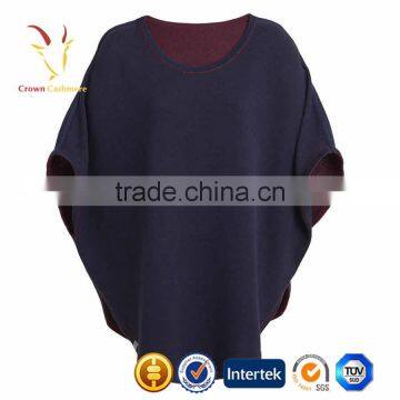 Women Merino Wool Knit Plus Size Ponchos photo-2