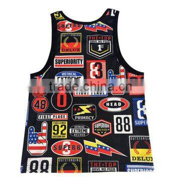 Custom Cotton Sport GYM Stringer Men's Tank Top Sexy Sleeveless Top photo-4
