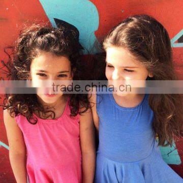 Latest Children Frocks Designs Sleeveless Girl Dresses for 7 Year Old photo-5