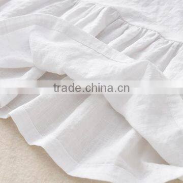 S33566W 2017 Baby Girls Summer 100% Cotton Fashion Ruffles Shirts photo-4