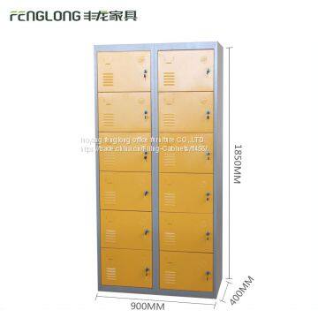 hot sale modern design 12 yellow door office filing cabinet steel storage cabinets sale