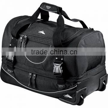 High Sierra 22" Carry-On Rolling Duffel Bag - Has a Drop-bottom Lower Compartment for Shoes and Clothes and Comes With Your Logo photo-6