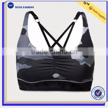 Custom Sublimation Sports Bra Girls Underwear Bra New Design OEM Bra photo-2