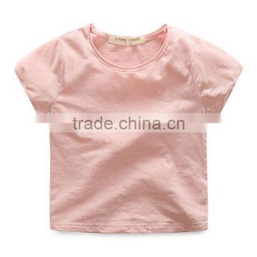 Made in China 2017 Blank Plain 100 Cotton Boys t Shirt photo-2