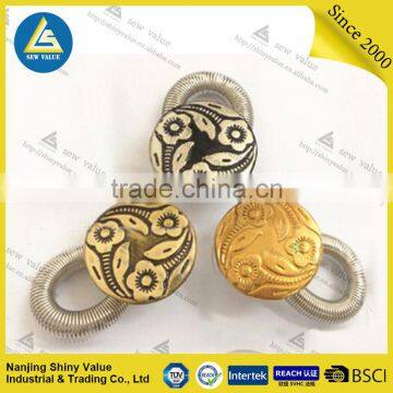 2 Pack High Tension Strong Spring Copper Extenders for Jeans Pants photo-5