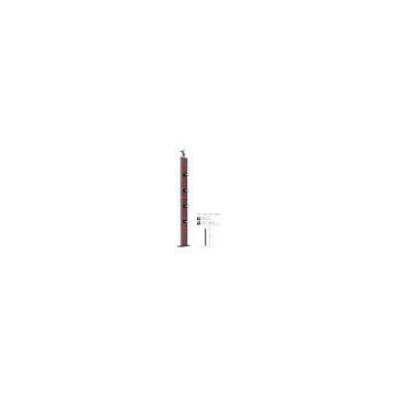 Balcony Stainless Steel&Wood Railing Design Balustrade photo-2