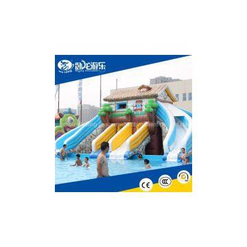 hot summer promotion house inflatable water slide