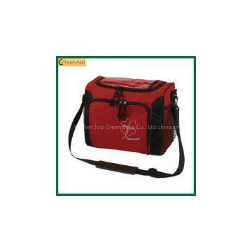 Wholesale Insulated Cooler Lunch Bag With Bottle Holder (TP-CB148) photo-3