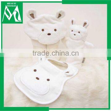 Luxury bath gift set promotional white bear