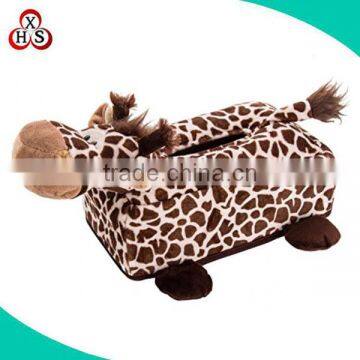 custom animal plush tissue box cover