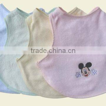 China factory wholesale baby bib bandana 100% organic bamboo with high quality