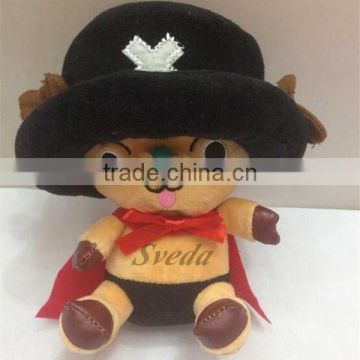 2016 Newest wholesale cute Customizable one piece chopper plush toys