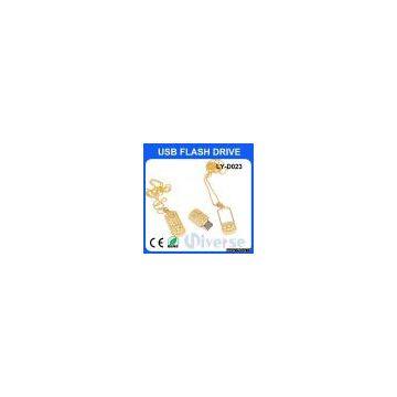 Dimond USB flash drive LY-C023 ,gift usb flash drive, necklace usb disk, memory flash drive