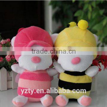 Custom Realistic Carton Style Super Soft Toys Bumble Bee Carton Plush Insect Bee photo-3