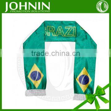 Polyester printing football game promotional football fan Scarf