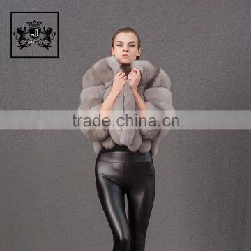 Good Soft Colorful Vest Sleeveless Fox Fur Coat Winter Woman Clothes photo-2