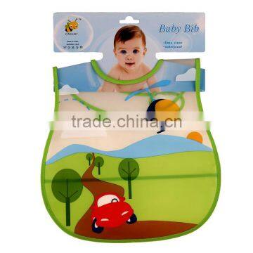 3-5 year EVA baby bib with waterproof