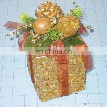 Christmas gift box ornament