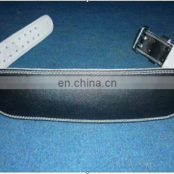 Black Leather Belt/ Leather Weightlifting Belt/Weightlifting Belts