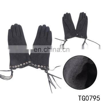 TOROS BSCI approval popular wholesale winter girls tassel gloves