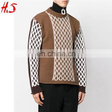 Wholesale Best Selling High Quality Round Neck Long Sleeve Knit Wool Jumper Sweater