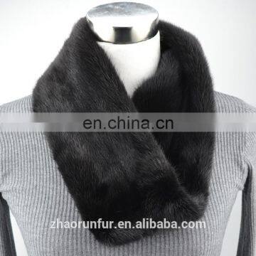 Fashion Double Full Fur Mink Fur Scarf Genuine Mink Fur Neckerchief for Women photo-5